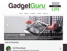 Tablet Screenshot of gadgetgururepair.com